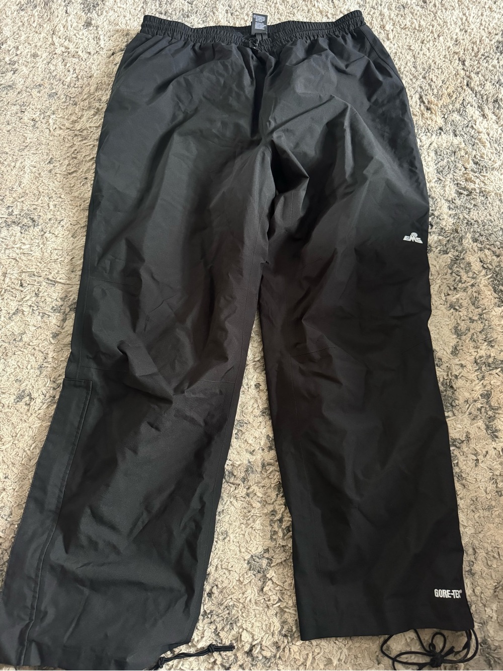 Eastern Mountain Sports Black GORE-TEX Men's xl rain pants